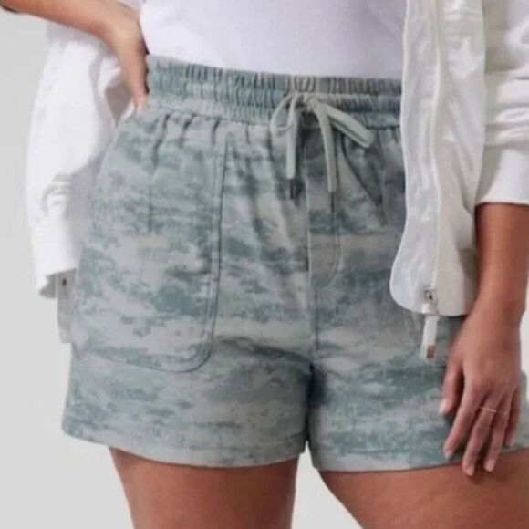 Athleta Pants - Athleta Farallon Shorts Gray Knit Shorts Size L Coastal Beach Activewear